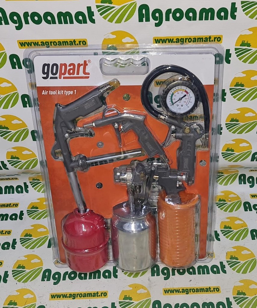 Set Pistol Aer Comprimat