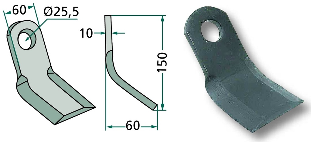 Cutit Y 150 mm