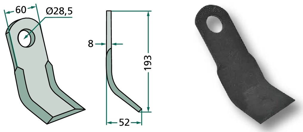 Cuțit Y 193 mm