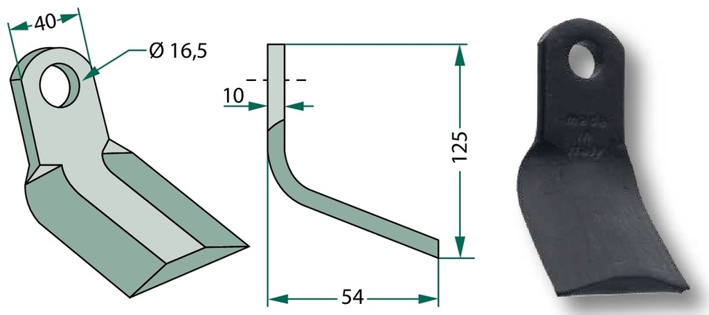 Cutit Y 125 mm