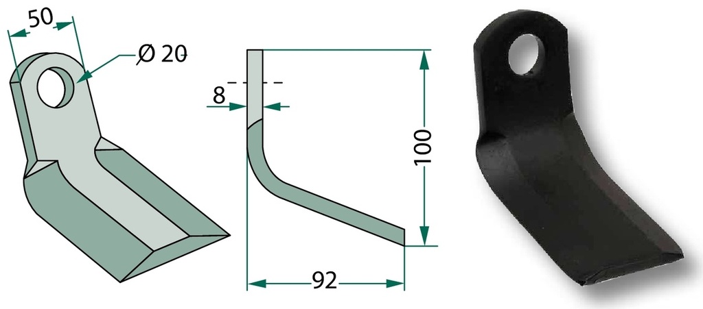 Cuțit Y 100 mm