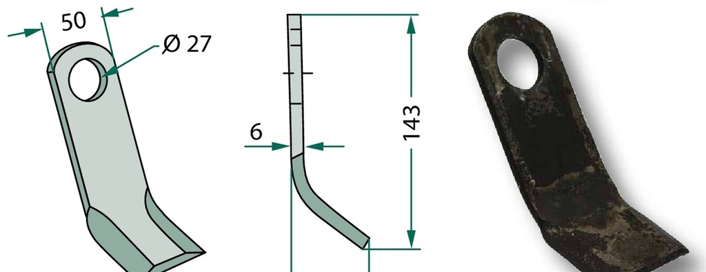 Cuțit Y 143 mm