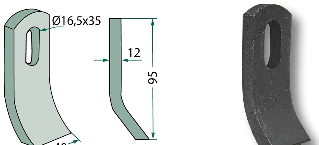 Cutit tocator 99 mm