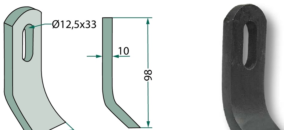 Cutit tocator 98 mm