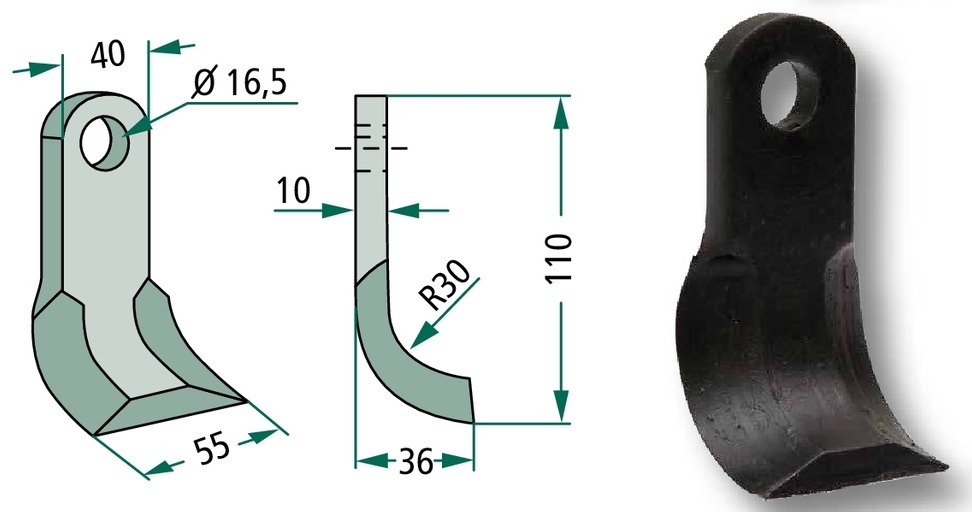 Cuțit Y 110 mm