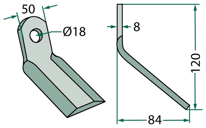 Cuțit Y 120 mm