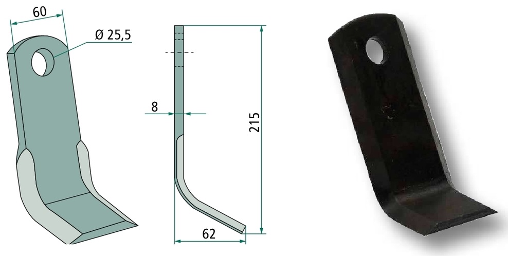 Cutit Y 215 mm