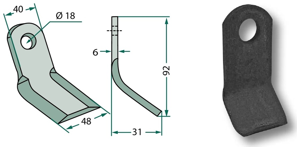 Cutit Y 92 mm