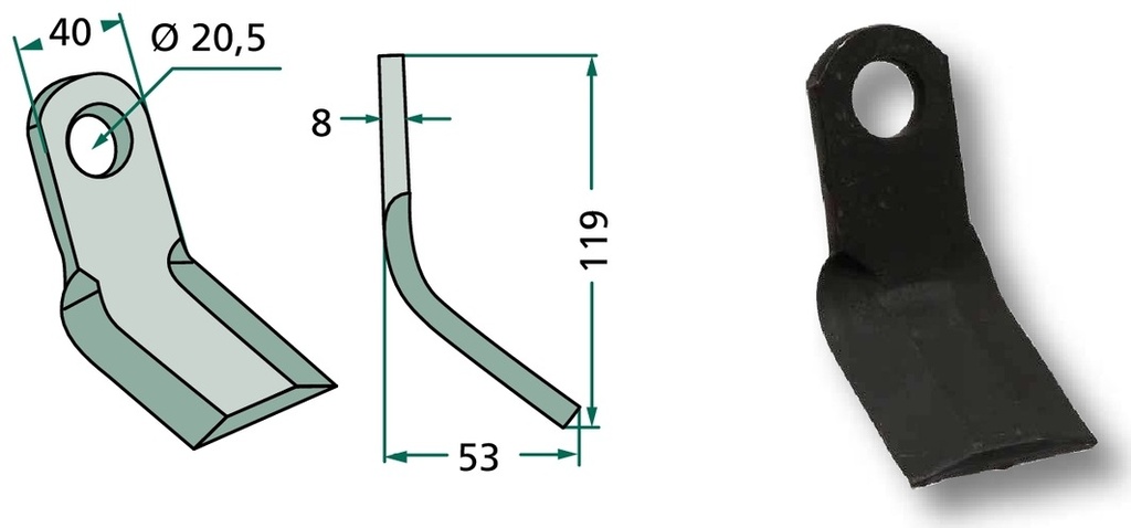 Cutit Y 119 mm