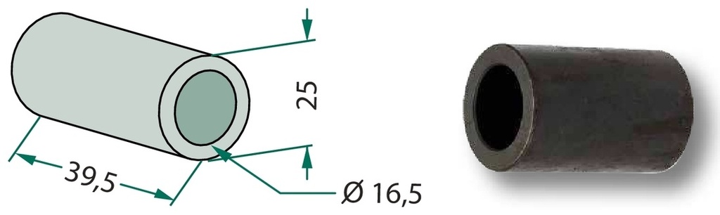 Bucsa - 16,5 x 25 x 39,5 mm