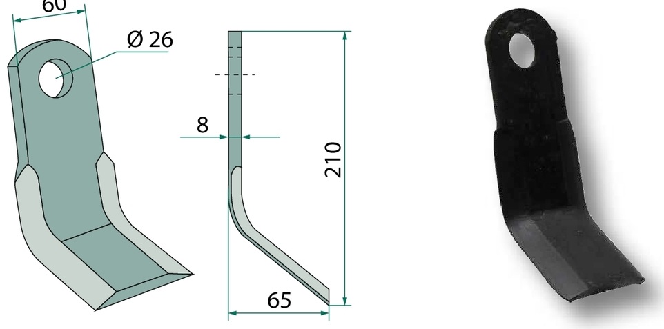 Cutit Y 210 mm
