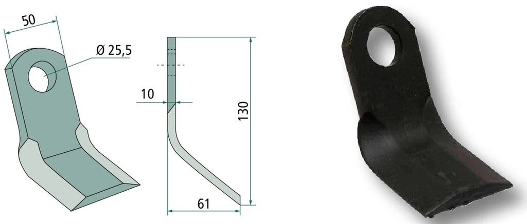 Cuțit Y 130 mm