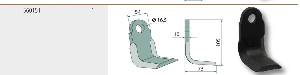Vinclu 105 mm
