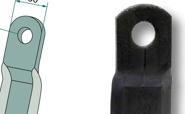 Cutit tocator 115 mm