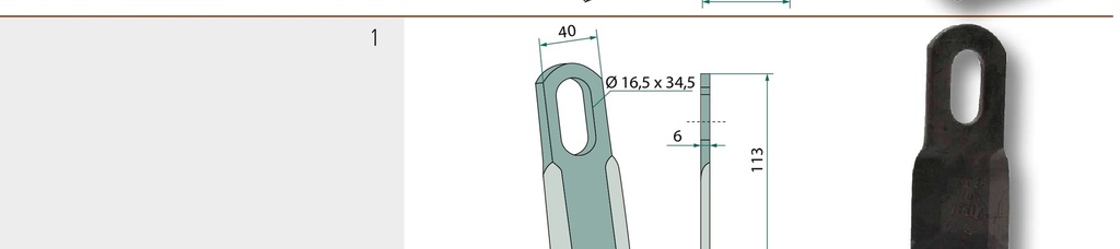 Cutit 113 mm