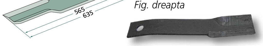 Cuțit - stânga