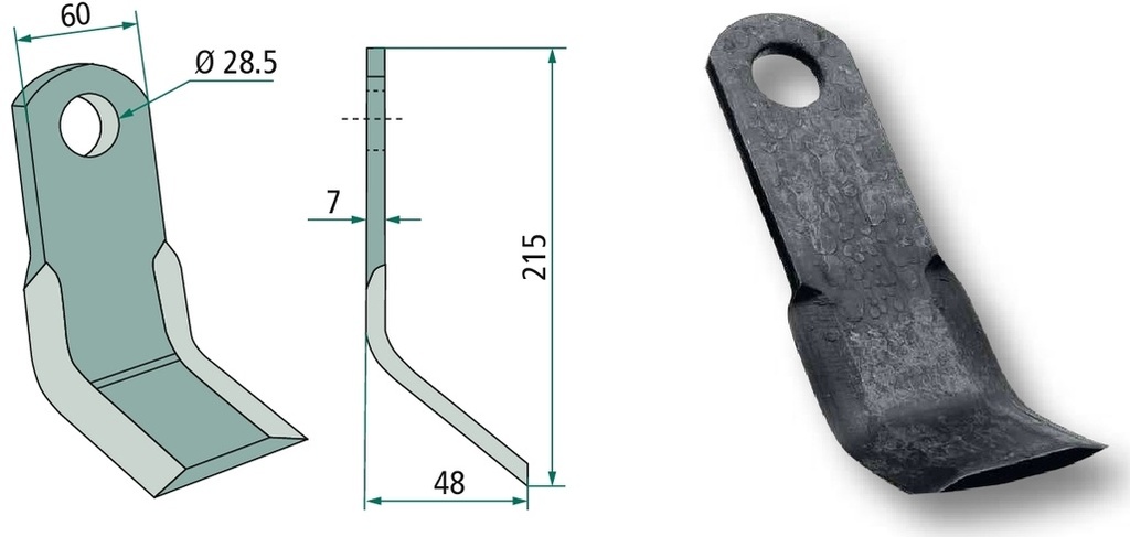Cutit Y 215 mm