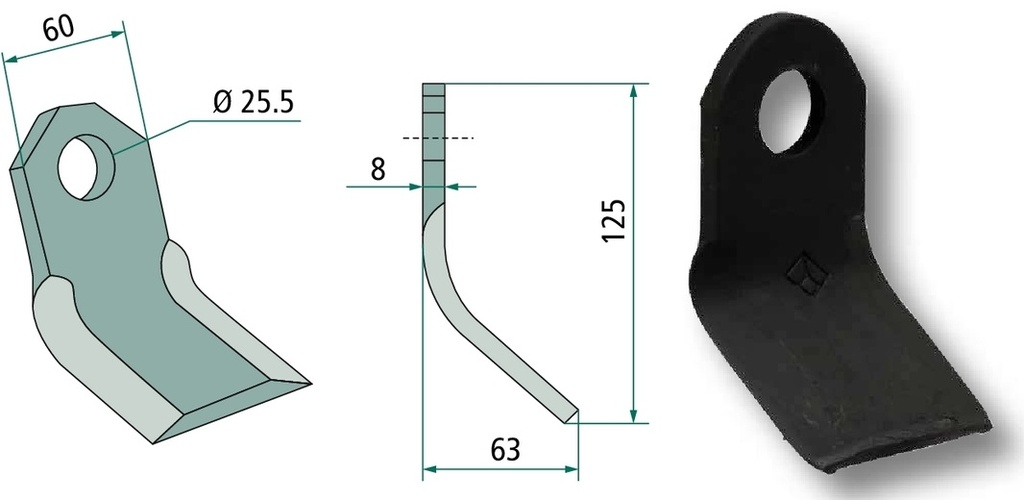 Cutit Y 125 mm