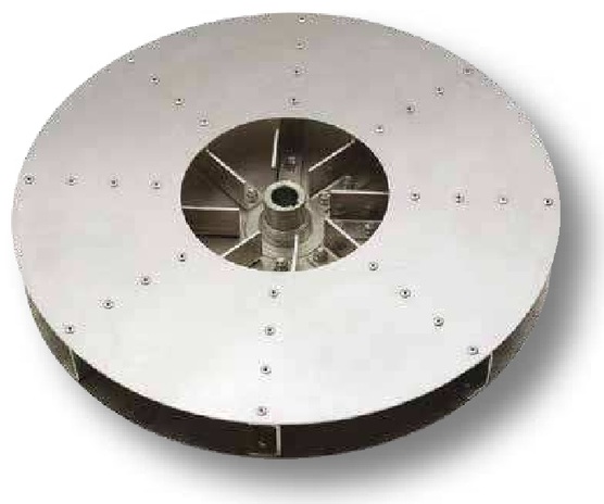 Ventilator - Aluminiu (nituit) Exterior-Ø = 450 mm