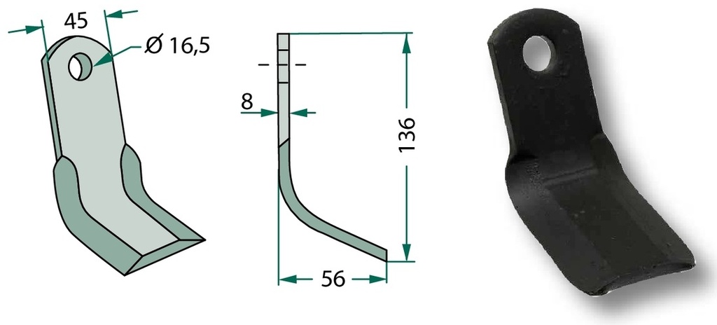 Cutit Y 136 mm