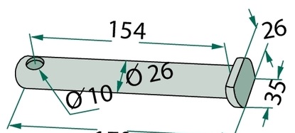 Bolt 170 mm