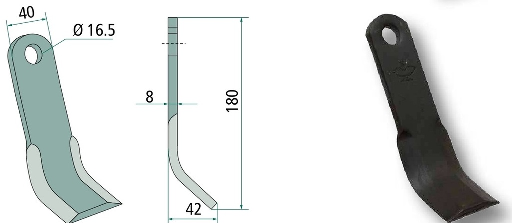 Cutit Y 180 mm