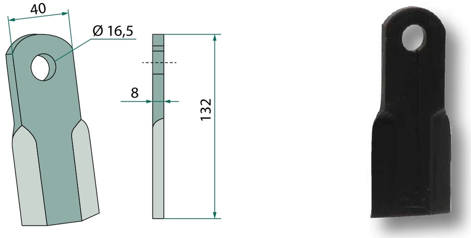 Cutite 132 mm