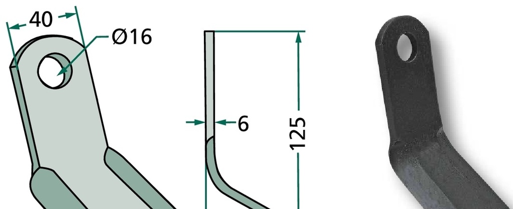 Cutit Y 125 mm