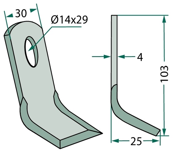 Cutit Y 103 mm