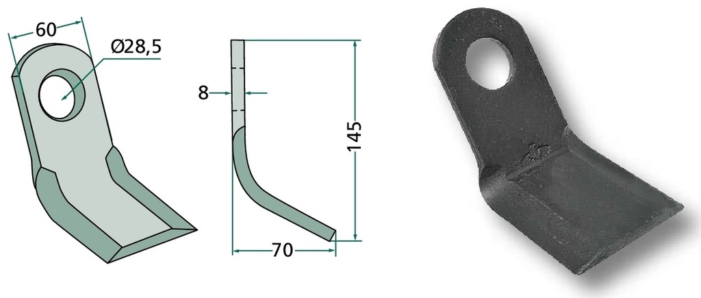 Cutit Y 145 mm