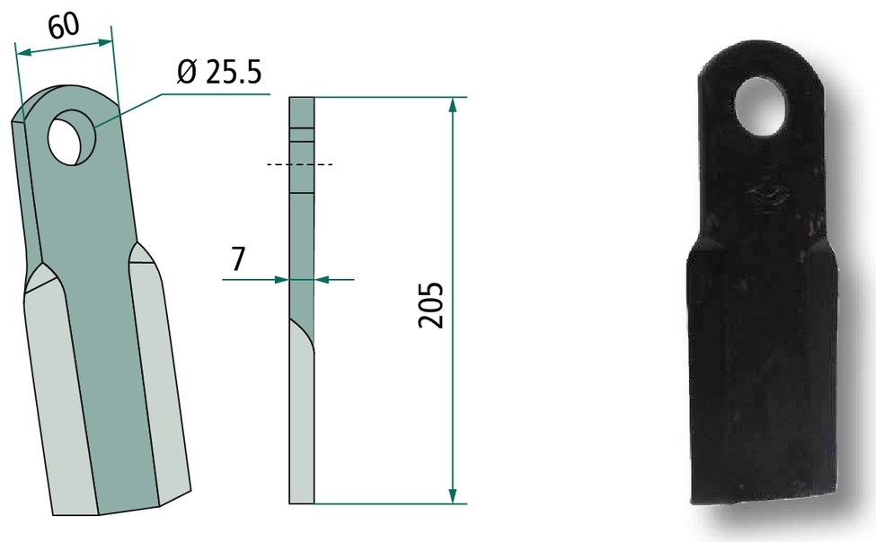 Cutit 205 mm