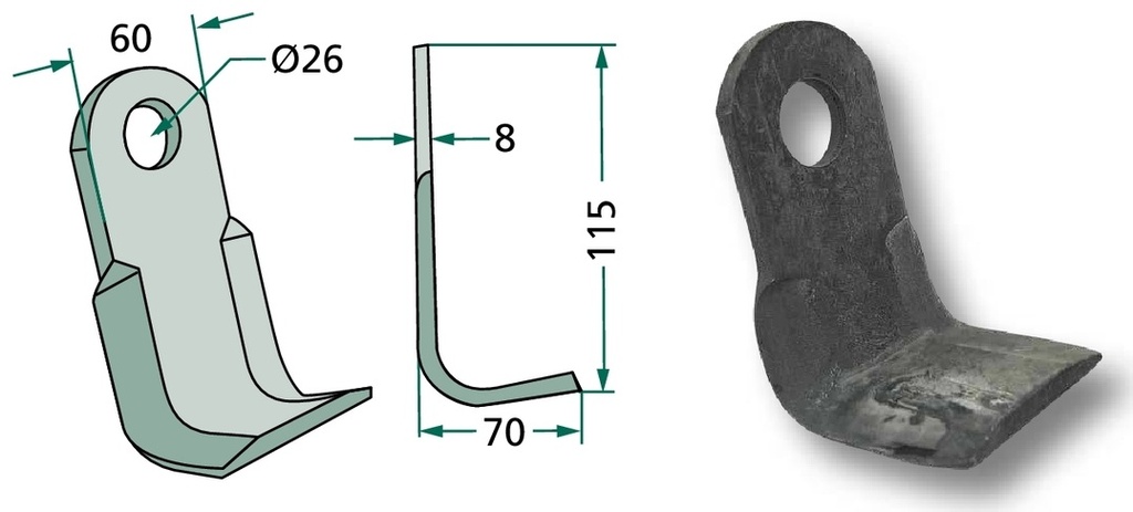 Vinclu 115 mm