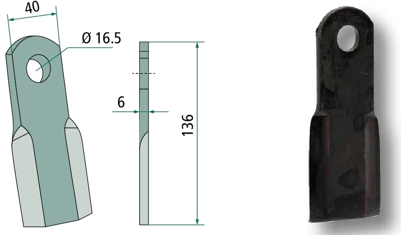 Cutit 136 mm