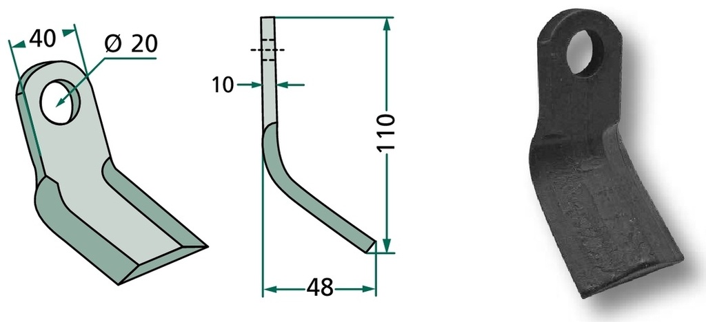 Cuțit Y 110 mm