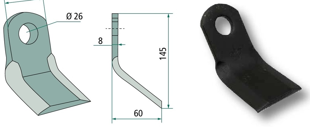Cutit Y 145 mm