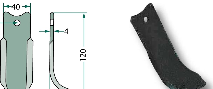 Cutit arcuit 120 mm