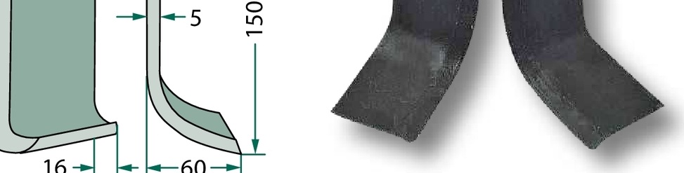 Cutit curbat - stanga