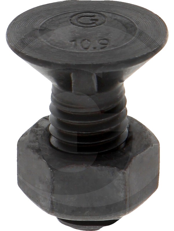 Șuruburi plug, 25 buc., M12x1,75 - 10.9 - cu pliuliță