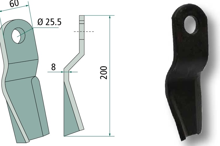 Cutit 200 mm