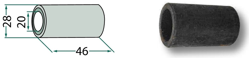 Bucsa - 20 x 28 x 46 mm