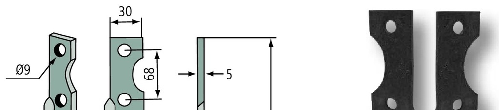 Cutit de frezat - dreapta
