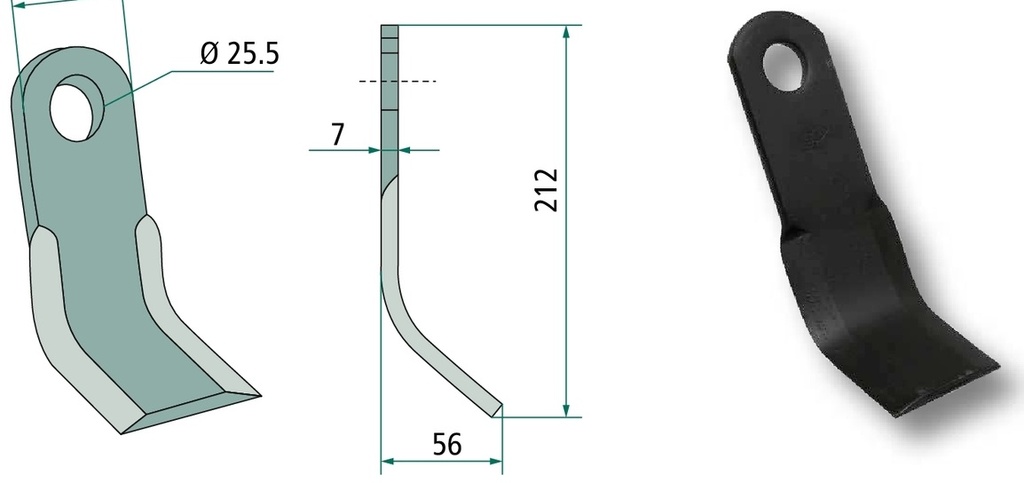 Cutit Y 212 mm