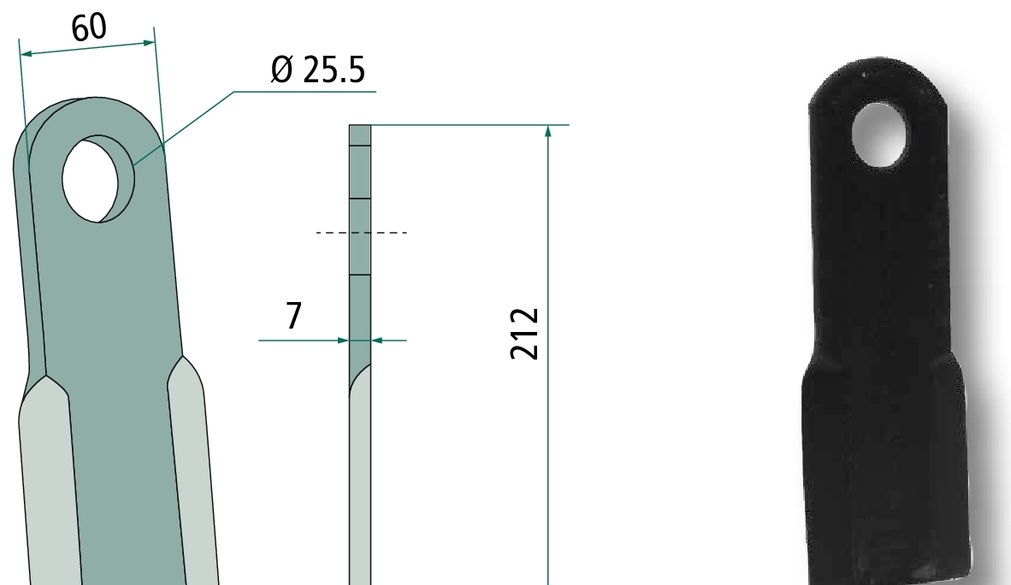 Cutit 212 mm