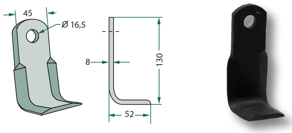 Cutit unghiular 130 mm
