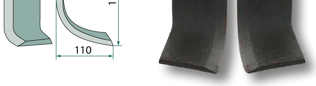 Cutit curbat - stanga