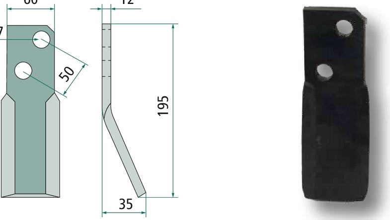 Cutit freza 195 mm