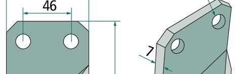 Cutit rotor - dreapta