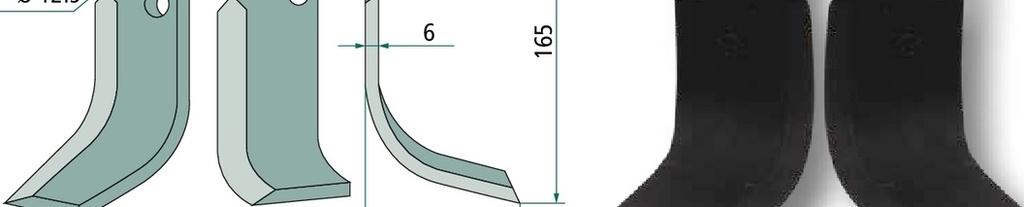 Cutit freza - stanga
