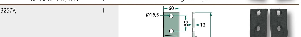 Cutit rotor - dreapta