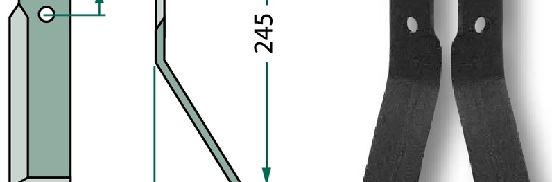 Cutit rotor - stanga